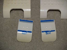 Lego City Airport Passenger Plane 7893 -  replacement pieces w/ stickers