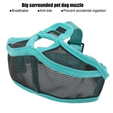Short Snout Dog Muzzle Mesh Adjustable Breathable Anti Biting Bulldog Short