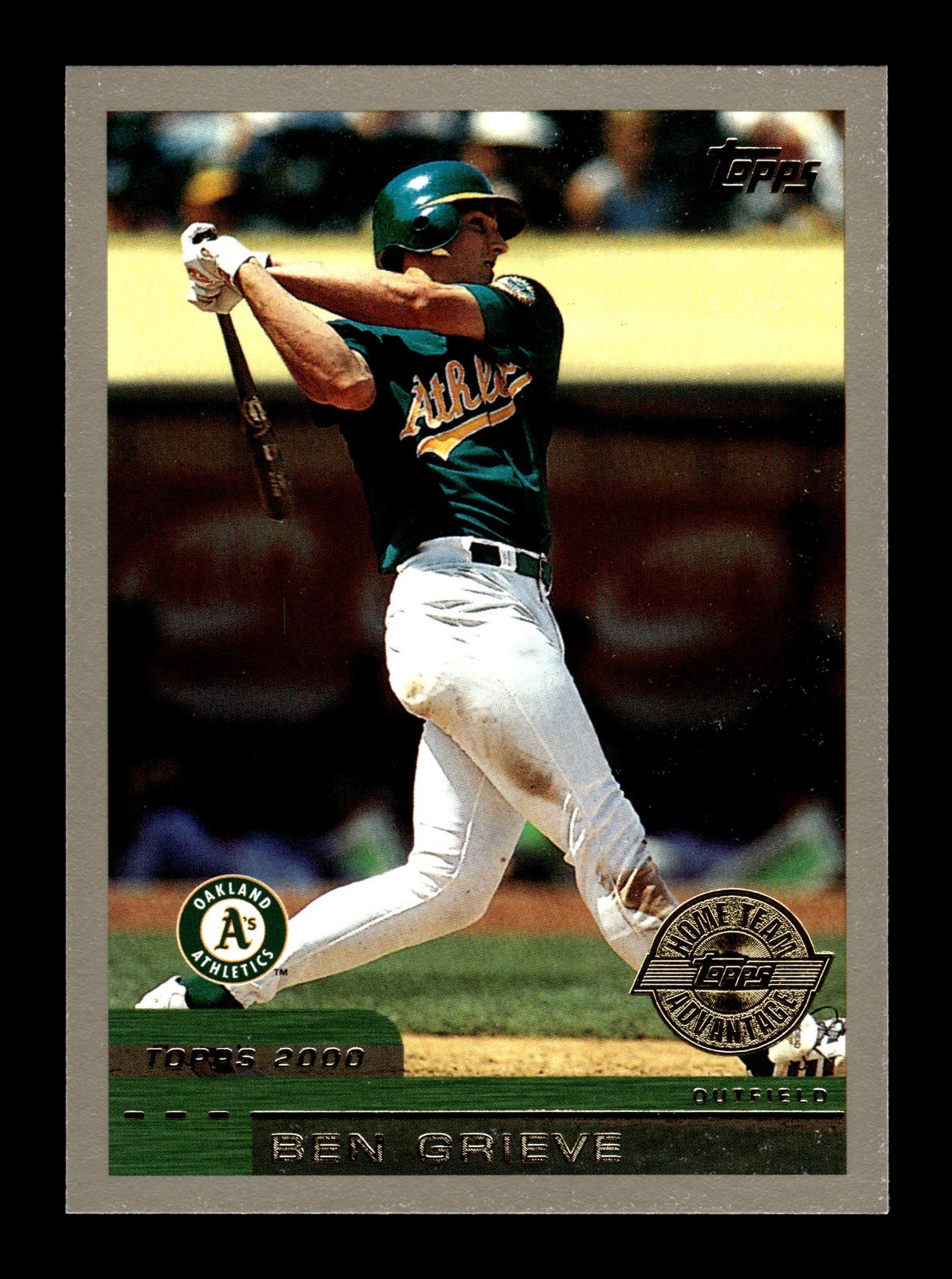 BEN GRIEVE ⚾ 2000 Topps Home Team Advantage HTA SP #95 Oakland Athletics
