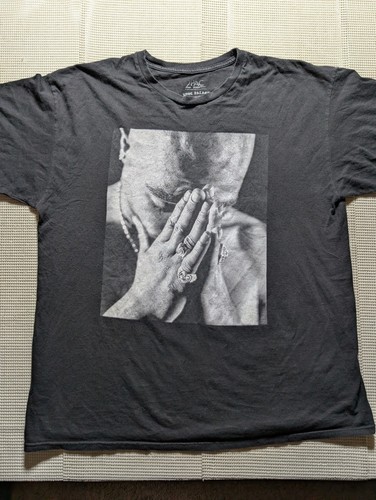 2Pac X Shoe Palace Hip Hop Rap Band Concerto Grafica T-Shirt Uomo Taglia XL Nero - Foto 1 di 5