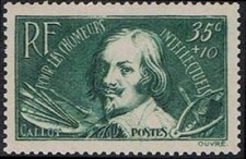 France num Yvert 381 ** MNH Jacques Callot Année 1938