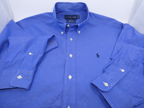 Chemise Oxford Homme FD Lamb 100% Coton – Col Boutonné, Taille 16, Blanche