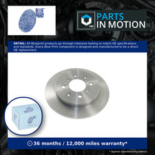 2x Brake Discs Pair Solid fits HONDA JAZZ Mk3, Mk4 1.3 Rear 2008 on 239mm Set