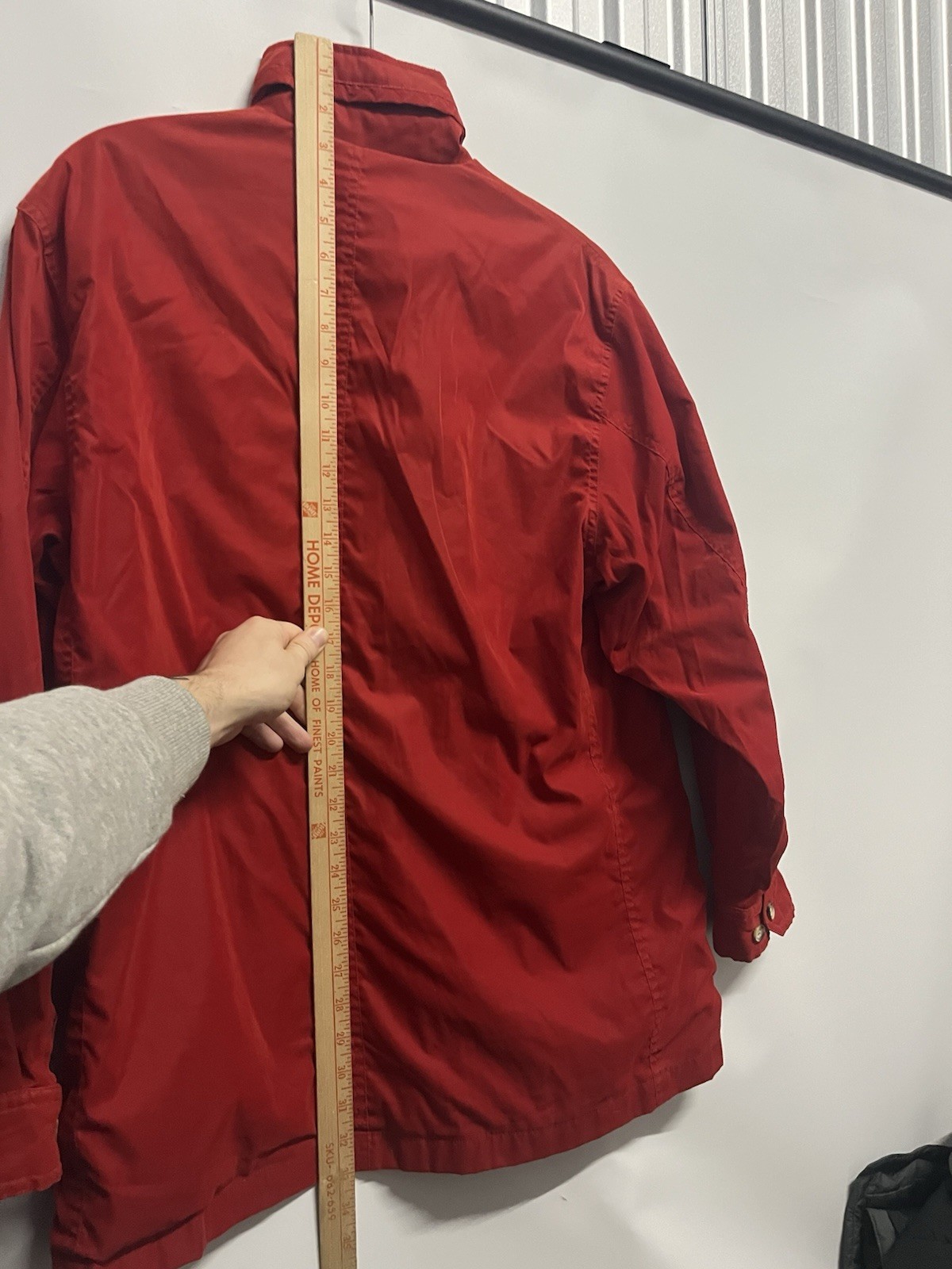 Faconnable Jacket Men Medium Polyester-Nylon Red … - image 13