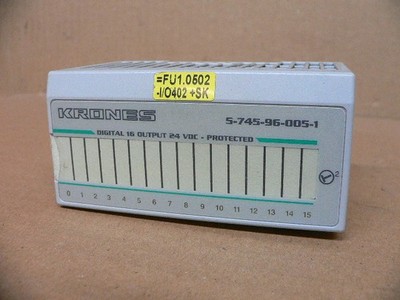 Krones 5-745-96-005-1 /A Flex I/O 16 Source Outputs Module Protected 24V Dc