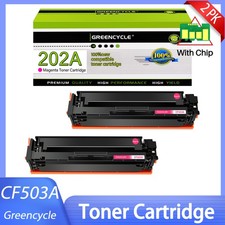 2X MG Toner Fit for HP CF503A 202A Color LaserJet Pro M254dw M281cdw M281fdw MFP