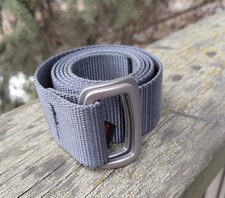 BISON DESIGNS Belt in Gray Nylon size M pre-owned used 42 Inch