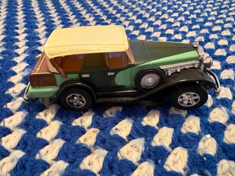 MOTORIFIC BLACK,BLUE AND GREEN DUSENBERG SLOT CAR
