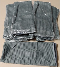 Cooling Towel Neck Face Sport Workout Yoga Sweat Camping 12 x 40 inch Gray 12 Pc