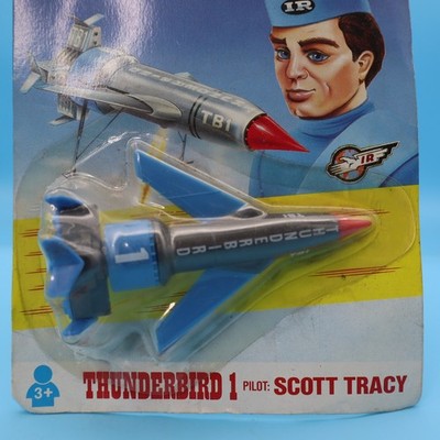 「サンダーバード」スコット・トレーシー（新品・１９９２年） VINTAGE Matchbox Thunderbirds: Blue Thunderbird 1 Pilot Scott
