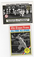 Mickey Mantle Lot of 2 2002 1952 World Series Highlights/ 2025 Topps News