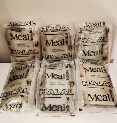 USGI HALAL Religious Single Meals Ready to Eat 2025/2026 Insp. Dates