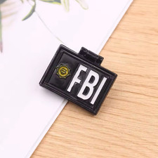 Cartoon Enamel Pins ID Card X-Files FBI Mr. Burns Lisa Homer Jay Marge Kirk Orig