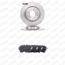 STARK Bremsenset Hinten Bremsscheiben Beläge für AUDI A4 B9 Avant (8W5, 8WD)