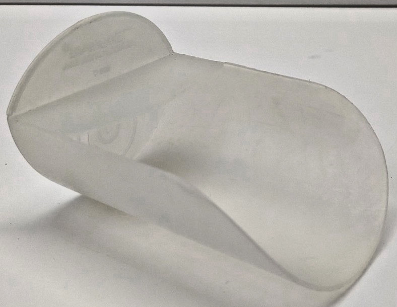Tupperware Dry Scoop 292-7 Clear Vintage Flour Sugar Dog Food