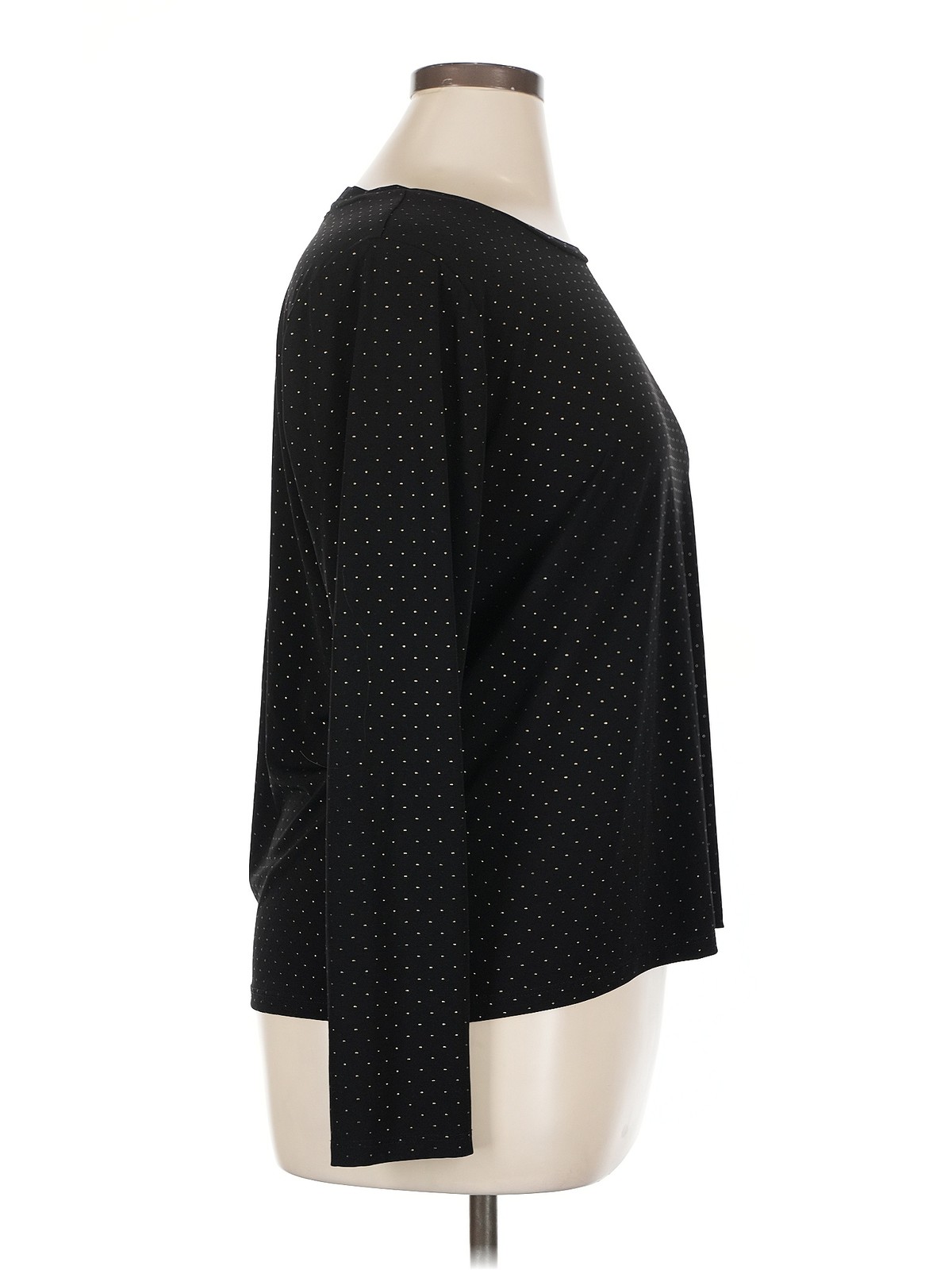 MICHAEL Michael Kors Women Black Long Sleeve Top XL thumbnail 3