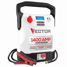 VECTOR 1400 Amp Jump Starter, Compressor, USB and AC Power