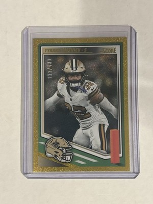 2025 Score Football Tyrann Mathieu #96 Gold Dots /499 HONEY BADGER