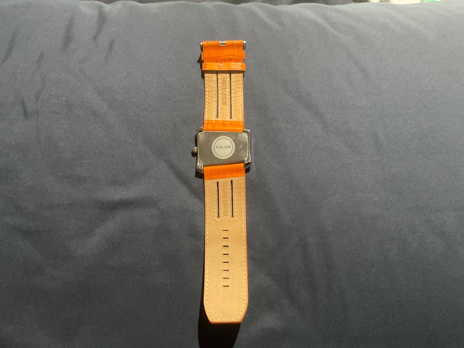 watch rectangular face box large silver numbers b… - image 2