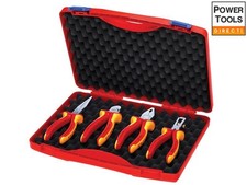Image of Knipex 00 20 15 Vde Pliers Set In Case, 4 Piece
