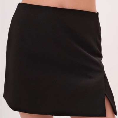   Chloe Colette Jenny Mini Skirt   Matte Black | Size M | NWT