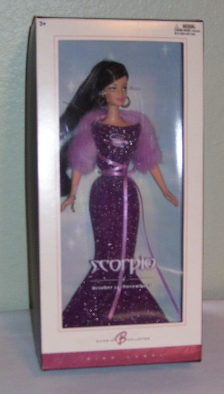 2004 Mattel Pink Label Scorpio Barbie Doll NRFB