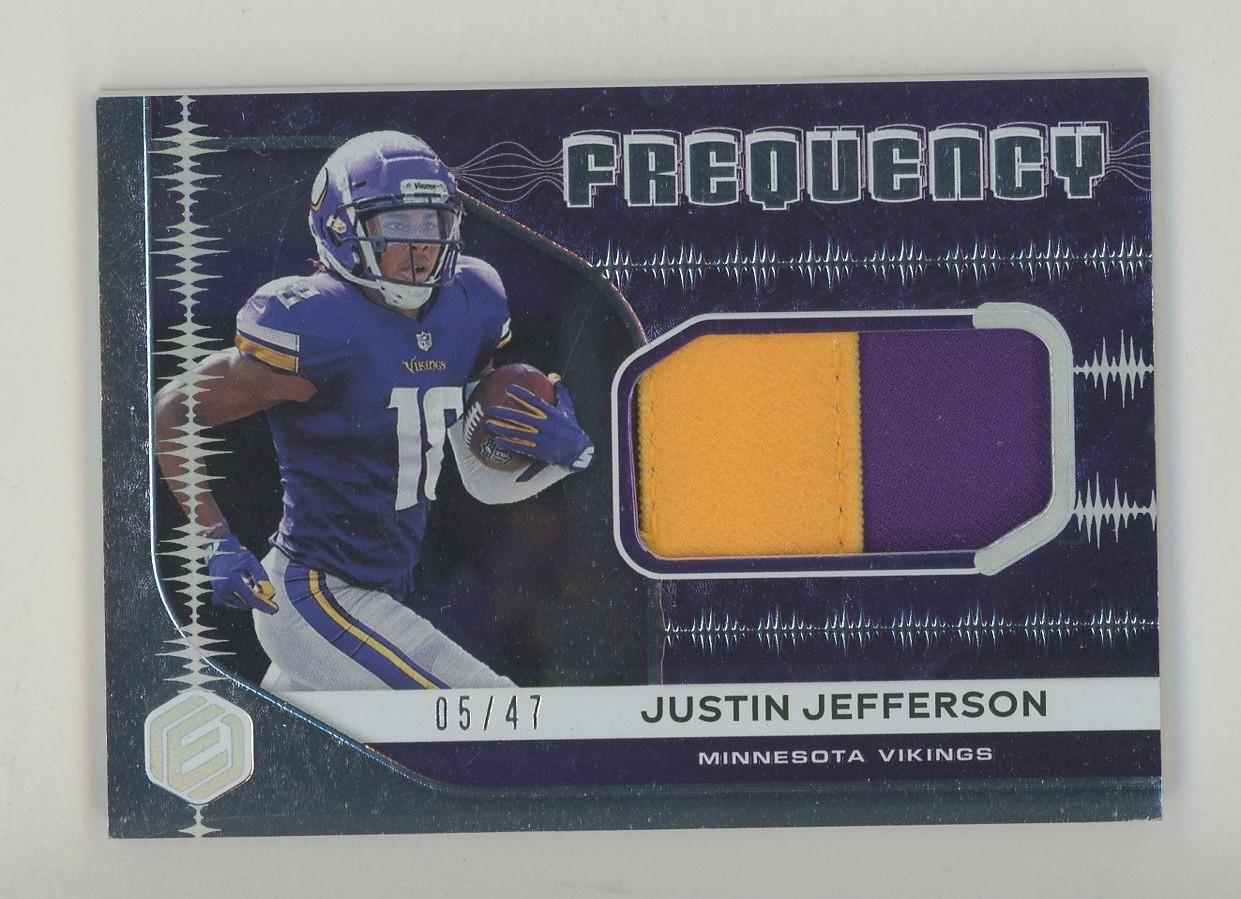 Justin Jefferson Panini Elements Frequency Memorabilia #FR14 Frequency Memorabilia