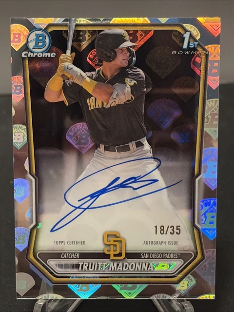 /35 TRUITT MADONNA 1ST 2026 BOWMAN #CPA-TM PROSP BOWMAN-FRACTOR AUTO SSP! PADRES