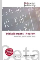 Lambert M. Surhone (U. A.) | Stickelberger's Theorem | Taschenbuch | Englisch