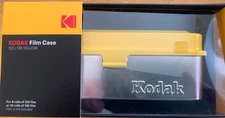 NEW - Kodak Vintage Metal Storage Box  Film Case for 120 or 135 35mm -Yellow Lid