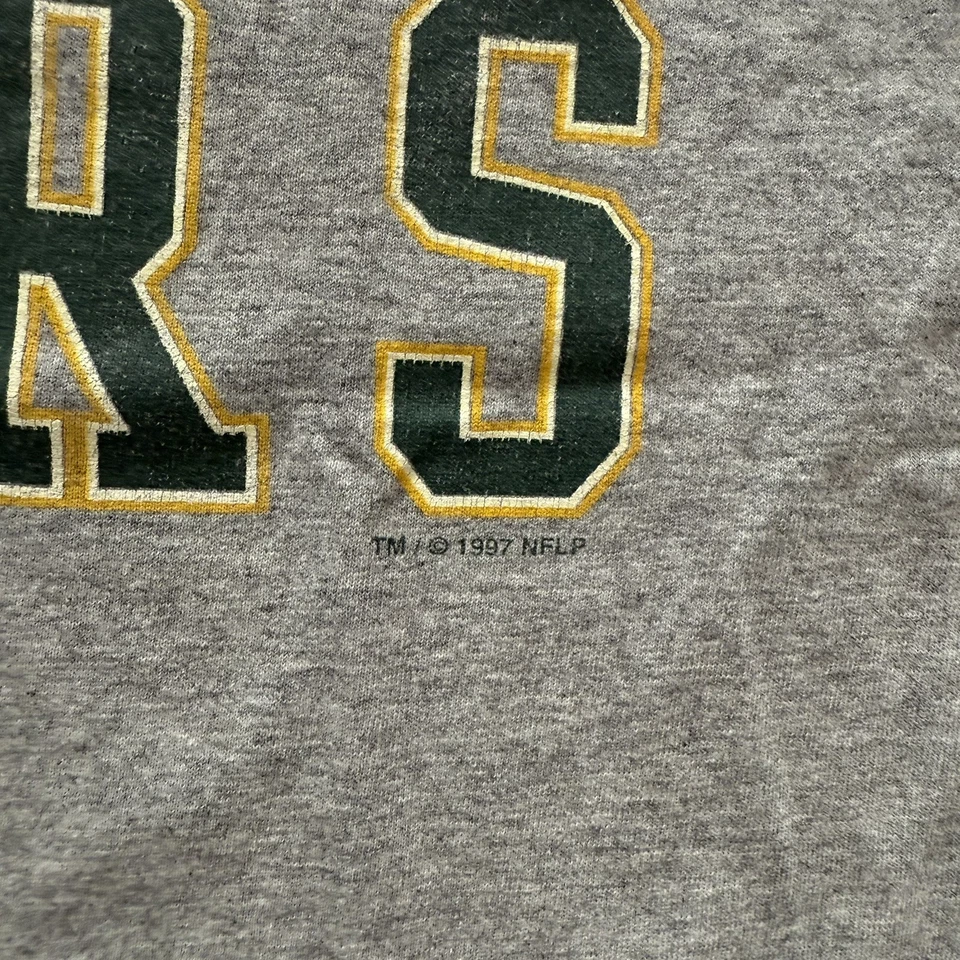 Camiseta De Colección 1997 Riddell Green Bay Packers NFL Gris Gráfico Para Hombre Mediana EE. UU. Foto 3 de 4