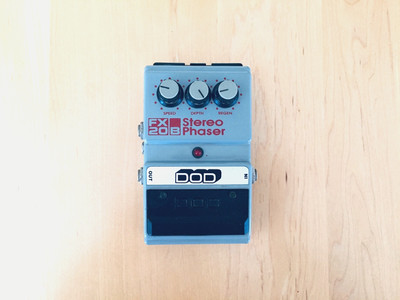 90's DOD Mono + Stereo Phaser FX20-B - Original, in tact, clean, working.