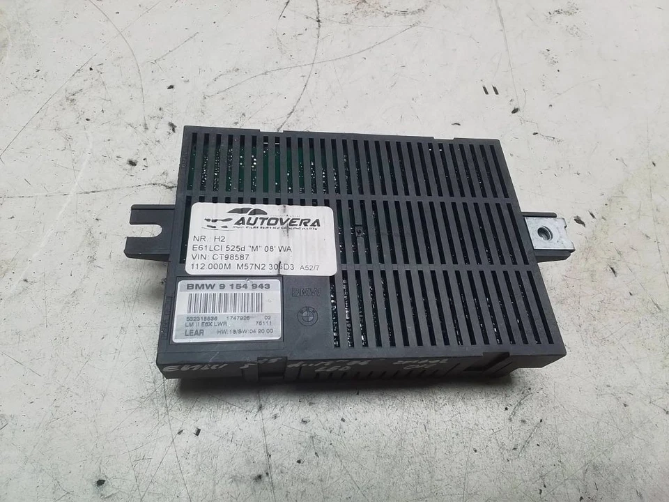 Centralina comfort BMW 5 E60 E61 2007 9154943 OLT14493 - Immagine 3 di 3