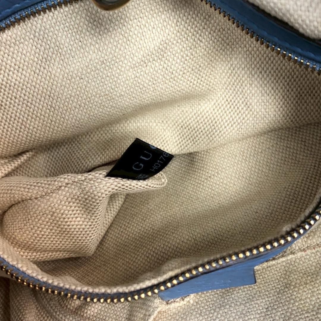 GUCCI Soho Interlocking Chain Shoulder Tote Bag Leather Women Used thumbnail 10