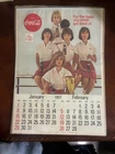 1967 Vintage "Things Go Better With Coke" Coca Cola Wall Calendar 17" x 12"