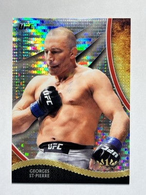 UFC Georges St- Pierre  Topps 2018 Tier 1 Pulsar /50 #UFCT-GSP