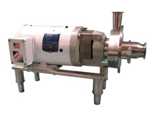 2" x 1-1/2" Fristam FPX711-130 SS Centrifugal Pump Baldor 1 HP Motor P22