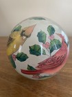 Cardinal Glass Paperweight BYA 1993 reverse painted Vintage Approx 3” Diameter — photo 1