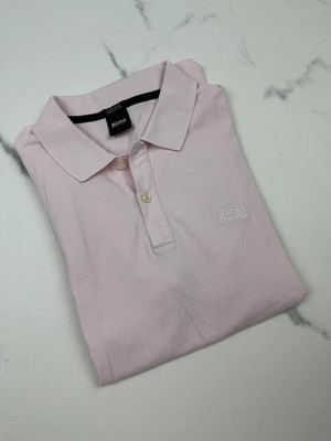 Hugo Boss Polo Shirt Pima Cotton Regular Fit Hellrosa Gr. M