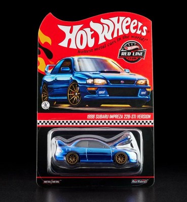 HOT WHEELS 1998 SUBARU RLC 22B-STI RLC EXCLUSIVE MINT ON CARD