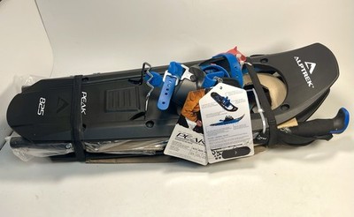 ALPTREK Peak Snowshoe Kit Size 825 Medium 200lb w/ Trekking Poles & Bag New