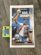 🏆 NY KNICKS &lsquo;HAIL TO THE CHAMPS&rsquo; NEWSDAY CHAMPIONSHIP NEWSPAPER -  (6/19/26) 🏆