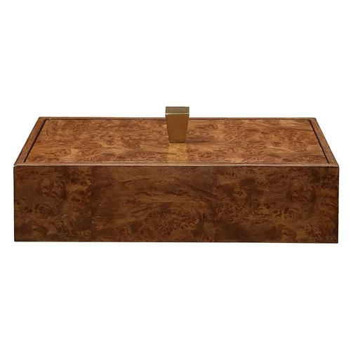Uttermost 18209 Burl Haven 15"W MDF and Wood Veneer Boxe - Burl - Picture 4 of 6