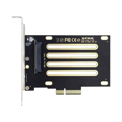 PCI-E 4.0 X4 Lane to NVMe PCIe SSD U.3 Kit SFF-8639 Host Adapter Motherboard