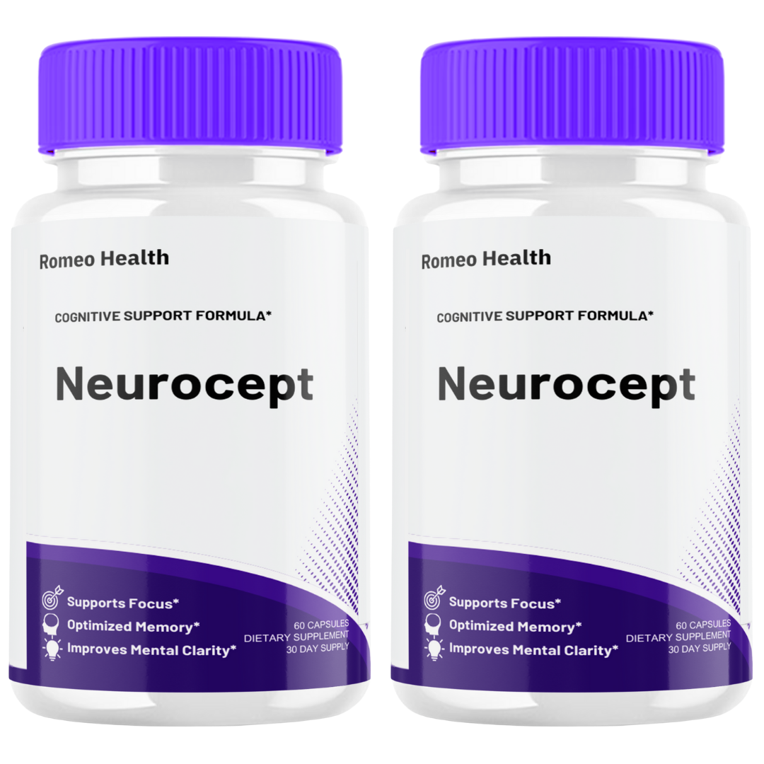 Neurocept Nootropic Advanced Formula Brain Supplement (2 Bottle)
