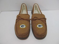 FOCO Forever Collectibles NFL Green Bay Packers Moccasin Slipper Size XL 13-14 