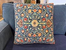 18x18 Velvet Throw Pillow Cover Vintage Floral Cushion Case Home Sofa Decor