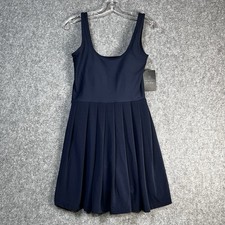 Sage Collective Women's S Tennis Pickleball Dress Navy Fit  Flare Shorts New