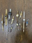 Vintage Women Watch Lot For Parts Bulova Seiko Caravelle Timex