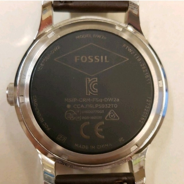 fossil smartwatch dw2e